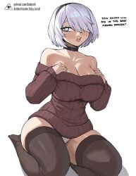 yorha 2b from nier (series) by donburi (donburikazoku)