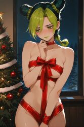 jolyne kujo from christmas by tomatamara