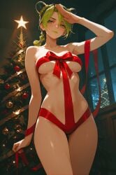 jolyne kujo from christmas by tomatamara