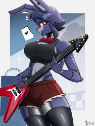 bonnie (fnaf) from five nights at freddy's by kainleaf
