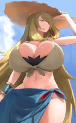 cynthia (pokemon) from nintendo by shou illust