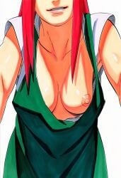 1girls accurate_art_style ai_generated big_breasts blush breasts cleavage dress dress_shirt female female_only green_dress hair_clip hair_ornament hairclip hourglass_figure huge_breasts light-skinned_female light_skin long_hair looking_at_viewer manga_style masashi_kishimoto_style milf naruto naruto_(series) naruto_shippuden nipple_slip no_bra nude open_clothes pinup plain_background presenting presenting_breasts pubic_hair pussy red_hair sagging_breasts shirt simple_background solo straight_hair thighs upper_body uzumaki_kushina white_background white_shirt zipper zipper_down zipper_pull_tab ㅇㅇ