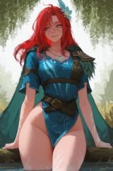 ai_generated dota dota_2 female girl hi_res lyralei red_hair tomatamara uncensored valve windranger