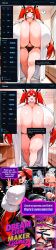ai_generated artist_sirnrei ass ass_bigger_than_head ass_cleavage ass_expansion ass_slider attribute_slider balls_expansion big_ass big_nipples bigger_female black_hair blush body_growth body_growth_(enlargement) body_slider body_transformation breast_expansion breast_growth breast_growth_(enlargement) breast_outside breast_slider breasts breasts_bigger_than_head breasts_bigger_than_torso bursting_breasts comic controller covered_nipples cumflation dick_expansion dickgirl erect_nipples erect_nipples_under_clothes expansion fat_slider female figure_transformation flaccid flaccid_penis futanari game_controller giant_breasts giantess gigantic_ass gigantic_balls gigantic_breasts gigantic_butt gigantic_cock gigantic_nipples gigantic_penis gigantic_thighs growth growth_drive growth_sequence gts headband heavy_breasts height_growth hourglass_figure huge_ass huge_breasts hyper hyper_ass hyper_breasts hyper_butt hyper_genitalia hyper_nipples hyper_thighs large_areolae large_breasts large_female large_nipples mini_giantess multiple_females multiple_girls muscle_slider muscles nipple_bulge nipple_expansion nipple_growth nipple_growth_(enlargement) nipples nipples_visible_through_clothing no_bra nude originalcharacter penis_expansion ripped_clothing shrinking sirnrei size_difference squeezing_breast thigh_expansion tight_clothing torn_clothes transformation wardrobe_malfunction