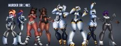 cyn (murder drones) from glitch productions by hueleo8