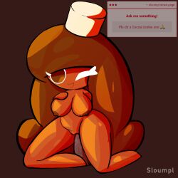1girls chubby chubby_female cocoa_cookie cookie_run cookie_run_kingdom cookie_run_ovenbreak female request self_upload sloumpl strawpage_request vaginal_penetration