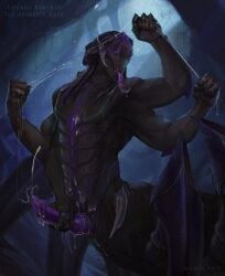 1alien 1boy 1monster 4_arms 8_eyes abs alien alien_boy alien_genitalia alien_humanoid alien_only alien_penis arachnid arachnid_humanoid arachnophilia black_finger_claws black_fingernails black_hair black_nails black_skin clasper claspers clawed_fingers clawed_hands claws completely_naked completely_nude cum cum_on_body cum_on_penis cum_on_self cum_on_upper_body ensnared_(book) fangs feet_out_of_frame fist fists fists_clenched four_arms grabbing grabbing_penis gripping gripping_cock holding holding_penis horns humanoid humanoid_male humanoid_monster jerking_off jerkingoff ketahn_(the_spider's_mate) ketahn_(the_spiders_mate) licking long_hair long_tongue looking_at_viewer looking_pleasured male male_monster mane masturbating masturbation mignon_arts monster monster_boy monster_cock multicolored_hair multicolored_skin multiple_eyes not_ai_generated novel_character novel_illustration penis pointed_tongue pointy_tongue purple_eyes purple_hair purple_hair_streaks purple_penis purple_skin purple_tongue sharp_claws sharp_fangs sharp_fingernails sharp_nails sharp_teeth slit smirk smirking smirking_at_viewer solo_male spider spider_humanoid spider_legs spider_web straight_hair streaked_hair stroking stroking_cock stroking_penis the_spider's_mate_(book) the_spiders_mate_(book) tiffany_roberts toned toned_body toned_male tongue tongue_out unusual_anatomy unusual_genitalia unusual_penis vrix web webbing zakuga_mignon zinyx_art
