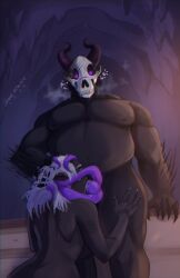 1boy 1boy1girl 1elf 1girls 1monster 2024 2_horns a_soul_to_guide_(book) artist_name artist_signature black_fur black_tattoo blowjob bone bones breasts breath breath_cloud breathing_heavily bull_horns canon_couple cave chubby chubby_male clawed_fingers claws closed_eyes commission_art commissioned completely_naked completely_nude completely_nude_female couple cum cum_drip cum_in_mouth cum_inside cum_overflow cumshot curly_hair dad_bod dark-skinned_elf dark-skinned_female dark_nipples dark_skin deep_blowjob deepthroat drawers dresser drool drooling duskwalker duskwalker_brides elf elf_ears elf_female elf_girl english_text f/m feet_out_of_frame fellatio fellatio_domination female female_elf forcing_on_dick fur furniture girl glowing_eyes grabbing grabbing_another's_hair grabbing_hair grabbing_head gripping_hair guided_fellatio hair_grab hair_pull hand_on_another's_head hand_on_head hanging_breasts heart heart_symbol holding_another's_head horns huff in_cave interspecies interspecies_sex ioana_nsfw_art ioanamuresanart irrumatio large_breasts leaning leaning_back leaning_on_object long_fingernails long_hair long_nails looking_at_another looking_at_partner looking_pleasured m/f male male_monster merikh_(duskwalker_brides) monster monster_boy monster_cock monster_on_elf monster_on_female nipples not_ai_generated novel_character novel_illustration opal_reyne_(writer) penis penis_tentacles pointy_ears pulling_hair purple_eyes purple_penis quill quills quills_(anatomy) raewyn_(duskwalker_brides) saliva saliva_drip saliva_string scar scars scratch_marks scratches sex sharp_claws sharp_teeth silver_hair size_difference skeleton_markings skull skull_head spoiler spoilers spoken_heart steamy_breath straight tattoo tattoo_on_arm tattooed_arm tattoos teeth tentacle thicc thick thick_thighs unusual_anatomy unusual_genitalia unusual_penis white_eyebrows white_eyelashes white_hair