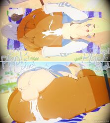 1futa 1girl 1girls 3d androgynous anus arm_grab backboob balls balls_deep beach beach_sex beach_towel big_ass big_balls big_breasts big_butt big_penis big_thighs blonde_hair bridget chocolate_and_vanilla cum cum_drip cum_in_pussy cum_inside cum_on_ass cum_on_body cum_overflow dark-skinned_female dark_skin erection excessive_cum face_down_ass_up female female_penetrated from_behind futa_on_female guilty_gear guilty_gear_strive hat height_difference hooded_jacket koikatsu light_skin mating_press motorcycle_position penis plap ramlethal_valentine sex tagme tall_female taller_female thick_ass thick_thighs tongue tongue_out voluptuous voluptuous_female watermark white-haired_female white_hair zephyrf8