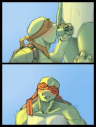 brother brothers gay incest michelangelo michelangelo_(tmnt) non-human non-human_only oral_sex raphael raphael_(tmnt) teenage_mutant_ninja_turtles turtle yaoi