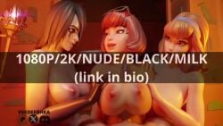 1boy 3d 3d_animation 3d_model 3girls animated assisted_paizuri big_breasts bisexual bisexual_female black_hair breasts brown_hair daphne_blake female fortnite fortnite:_battle_royale longer_than_10_seconds longer_than_30_seconds longer_than_one_minute male nipples orange_hair paizuri penis scooby-doo shorter_than_two_minutes sound tagme titjob veedeeshka velma_dinkley video willow_(fortnite)