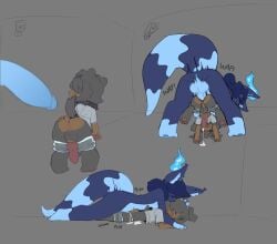 2025 anal anthro ass backsack balls ballsack bangs bent_over big_dom_small_sub biped blue_balls blue_body blue_fur blue_hair blue_penis blush bodily_fluids bottomwear breasts brown_body brown_fur butt_heart canid canine canis clothed clothed/nude clothed_anthro clothed_male clothed_sex clothing collar contact_onomatopoeia cum cum_inside digital_media_(artwork) disembodied_penis domestic_cat domestic_dog dominant duo ear_tuft erection evillilhumper felid feline felis fire flaming_hair floppy_ears from_behind_position fur futa/male futa_anthro futanari genital_fluids genitals grey_balls grey_body grey_fur grey_hair hair hair_over_eye hair_over_eyes hand_holding hi_res impact_onomatopoeia inner_ear_fluff inside intersex intersex/male intersex_anthro kandelle_(applettbax) knot knotted_penis lifted lifting_partner long_bangs lying male mammal markings monotone_balls monotone_body monotone_fur monotone_genitals monotone_hair monotone_penis multicolored_body multicolored_fur multiple_poses multiple_positions multiple_scenes nude on_front on_top on_top_of onomatopoeia open_mouth partially_clothed paws penetration penis plap pose presenting presenting_hindquarters prone_bone_position pseudo_hair pubby_(evillilhumper) raised_tail rear_view red_penis reverse_fleshlight_position ring_(marking) ringed_tail rough_sex security security_camera semi-anthro sex shirt side_bangs side_view simple_background size_difference sound_effects speed_bump_position spiked_collar spikes striped_markings striped_tail stripes tail tail_markings text topwear torso_grab trans_(lore) trans_woman_(lore) tuft two_tone_body two_tone_fur underwear whap wide_stance