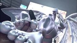 1boy 1futa 3d animated anthro balls big_feet blue-eyes_white_dragon breasts dragon female footjob futa_is_bigger futa_on_male futanari huge_breasts huge_cock humanoid_penis intersex larger_female larger_futa male male_on_futa no_sound nude penis rayhuma scalie size_difference smaller_male tagme video yu-gi-oh!
