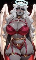 ai_generated angel angel_girl angel_wings artist_request female hazbin_hotel mommy mommy_kink sera_(hazbin_hotel) source_request