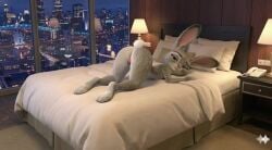 3d ai_generated animated anniversary ass bed bedroom bedroom_eyes bouncing_ass bubble_ass bubble_butt bunny bunny_ears bunny_girl bunny_tail butt_crack feet female female_only fur furry furry_female hotel_room inviting_to_sex judy_hopps laying_down laying_on_bed laying_on_stomach legs no_bra no_panties no_underwear nude nude_female rabbit tagme vagina video zootopia zootopia_2