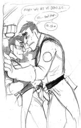 2d adorable aged_down cute cute_male frottage gay human human_male human_only love lovers loving_couple male male_focus male_only man medic medic_(team_fortress_2) mutual_masturbation owlymedics selfcest size_difference tagme team_fortress_2 valve valve_(company)