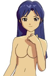 blue_hair chihaya_kisaragi idolmaster tagme