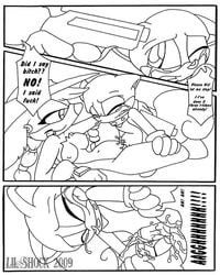 2009 breasts crying cum cum_in_pussy cum_outside dialogue english_text gun handgun lil'_shock nicolette_the_weasel nipples ray_the_flying_squirrel sonic_(series) sonic_the_hedgehog_(archie) sonic_the_hedgehog_(comics) sonic_the_hedgehog_(series) text three_panels vaginal_penetration