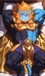 azure lion from monkie kid by quixotic mirage