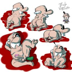 bob-jiggles cartoon_network cum human human_only looking_at_viewer male male_only mammal mayor_mayor nipples penis powerpuff_girls sketch solo