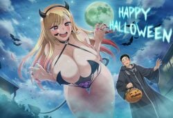 gojou wakana from halloween by giantessmaker
