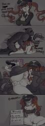 1boy 1girls anal_sex big_cock blowjob brat bratty_correction censored censored_slur censored_text dark-skinned_male dialouge ejaculation_while_penetrated ejejaculation female femboy gangbang gangbang_deserved heels male medium_breasts middle_finger mr.sir_69 nachisumiku nazi nazi_uniform obamna panels penis penis_size_difference raceplay racial_slur racist red_eyes red_hair self_upload slur small_penis the_n_word tiny_penis twintails virtual_youtuber vtard vtuber whimpering xray