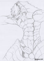 2011 ignigeno krogan male_only mass_effect urdnot_wrex