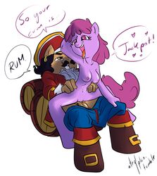 atryl berry_punch_(mlp) captain_morgan friendship_is_magic my_little_pony purple_hair smooth_skin