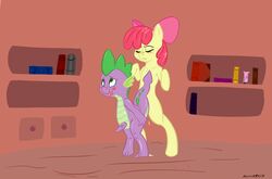 1boy 1futa apple_bloom_(mlp) barsikrus dragon earth_pony equine friendship_is_magic furry futa_on_male futanari gis horse implied_futanari intersex male_penetrated my_little_pony pony spike spike_(mlp)