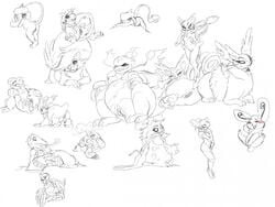 9girls ambiguous_gender ass blush breasts clitoris darmanitan ducklett female furry garbodor glameow heatmor magmortar monochrome nipples partially_colored pokemon pokemon_bw pokemon_dppt pokemon_gsc pokemon_rse purugly pussy sciigglescrafty seismitoad skuntank smeargle spinda tagme torkoal wet