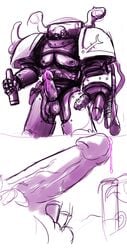 armor chaos_(warhammer) chaos_space_marine cum demon_cock dildo kristrace male_only penis penis_out power_armor slaanesh tagme warhammer_(franchise) warhammer_40k