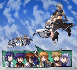 darkyamatoman fate_testarossa isis_eaglet lily_strosek mahou_senki_lyrical_nanoha_force mahou_shoujo_lyrical_nanoha nanoha_takamachi reinforce subaru_nakajima thoma_avenir yuuno_scrya