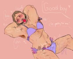 arthur_morgan crossdressing crying dominatrix drooling femdom feminization gagged gay good_boy makeup male overstimulation rat20601815 red_dead_redemption_(series) red_dead_redemption_2 rockstar_games solo_male vibrator vibrator_under_clothes