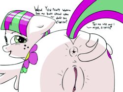 anus blossomforth friendship_is_magic my_little_pony tagme vagina