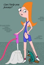 candace_flynn disney female feral fur helix human male mammal monotreme nipples perry_the_platypus phineas_and_ferb platypus tagme