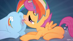 friendship_is_magic my_little_pony rainbow_dash_(mlp) scootaloo_(mlp) smooth_skin syoee_b