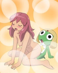 anifamu female_on_top girl_on_top keroro keroro_gunsou natsumi_hinata on_top reverse_cowgirl_position ride riding sentones tagme