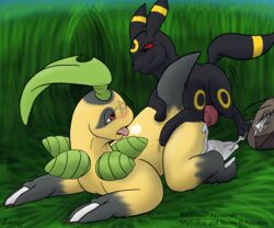 bayleef bugzeejr daughter father female fur furry_ears furry_tail incest male malyabay nintendo penetration pokémon_(species) pokemon pokemon_(species) skrien straight tail umbreon vaginal_penetration