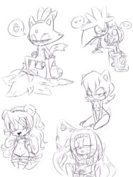 amy_rose blaze_the_cat breasts chaos_(sonic) chipmunk echidna feline furry hearlesssoul hedgehog mammal mina_mongoose mongoose sally_acorn sega silver_the_hedgehog sol_emerald sonic_(series) sonic_the_hedgehog sonic_the_hedgehog_(archie) sonic_the_hedgehog_(series) sonic_the_werehog sonic_unleashed tentacle tikal_the_echidna