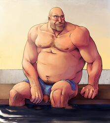 big_penis fat fat_man heavy_(team_fortress_2) heavy_weapons_guy male male_focus male_only obese obese_male overweight overweight_male tagme team_fortress_2 yang yangpuppy