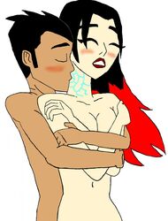 1girls cartoon_network circe_(generator_rex) female generator_rex male/female pointy_chin rex_salazar tagme