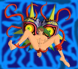 anal link majora's_mask majora's_mask_(object) tentacle tentacle_on_male the_legend_of_zelda