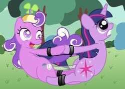 anus crazy dildo equine female female_only friendship_is_magic multiple_females my_little_pony ohohokapi original_character pussy screwball screwball_(mlp) straight_hair twilight_sparkle_(mlp) yuri