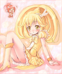 blush censored clothing dress hoshizora_miyuki pokomi pretty_cure smile_precure tagme yayoi_kise