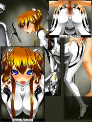 alternate_color anal anal_access anal_only ass_juice asuka_langley_sohryu blush bondage cameltoe censored clothed_sex clothing female human human_toilet large_breasts male mounted_for_sex neon_genesis_evangelion penis plugsuit pussy sex straight testicles tetsuwan_comsou through_wall