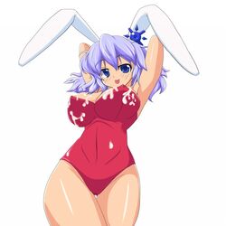 animal_ear bunny_ear chuuten_(tyuuten) cum cum_on_body cum_on_upper_body merlin_prismriver touhou