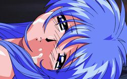 1girls 2d 90s animated blue_eyes blue_hair broken_rape_victim cum cum_on_face exhausted female forced_to_watch game_cg human human_female human_only light-skinned_female light_skin lilia_milcrave loop male offscreen_sex raped_couple sex short_hair sogna straight tears unseen_character unseen_male viper_(series) viper_f40