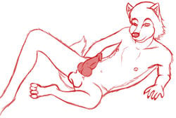 alpha_and_omega anatomically_correct_penis anthro anthrofied furry humphrey knot redbanana tagme