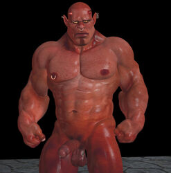 3d black_howler demon male male_only orc orc_male solo solo_male