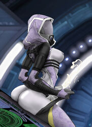 quarian from mass effect by elzikyuchi